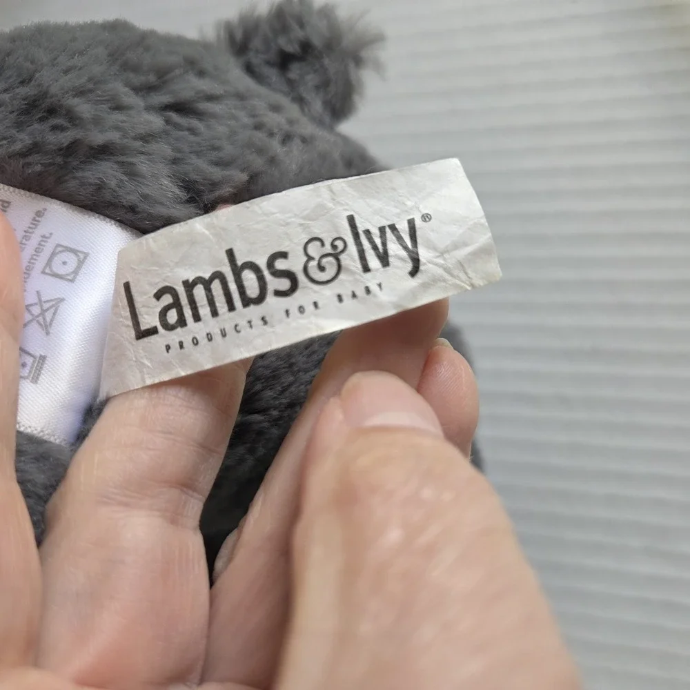 Lambs‎ & Ivy Woodland Forest Gray Plush 12